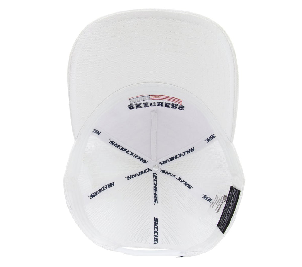 Skechers Accessories USA Flag Trucker Hat